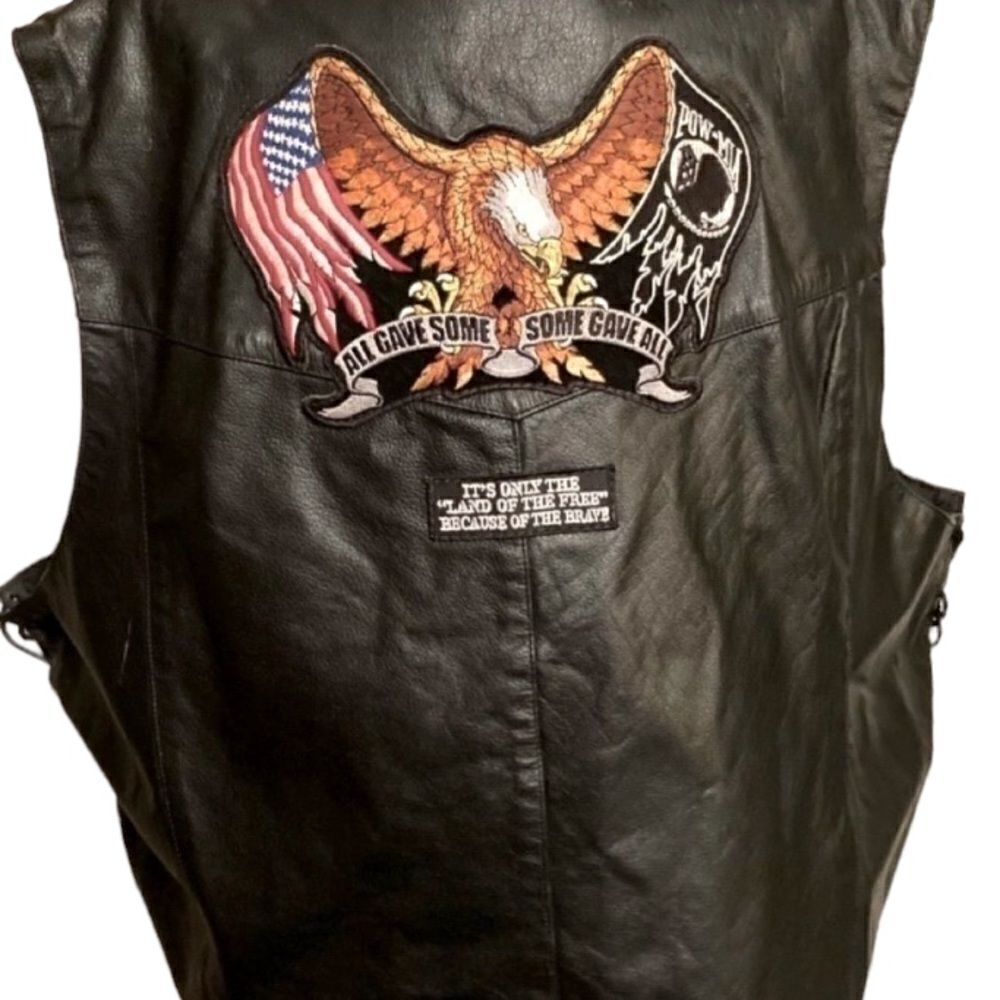 Leather King Vest 3X - Picture 2 of 5